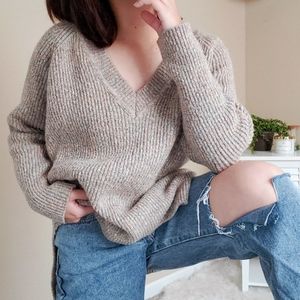 Forever 21 V-neck Knit Sweater
